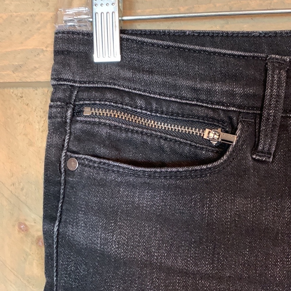 Athleta Sculptek ultra skinny jeans with leg zippers Carbon black Size 2 - Picture 9 of 15